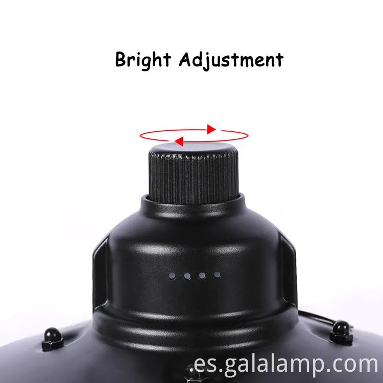 Lámpara de campamento LED impermeable con carga USB para al aire libre